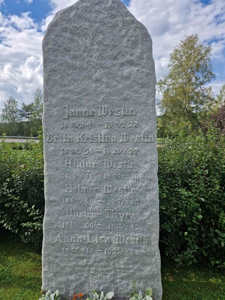 Grave number: 1 12     7