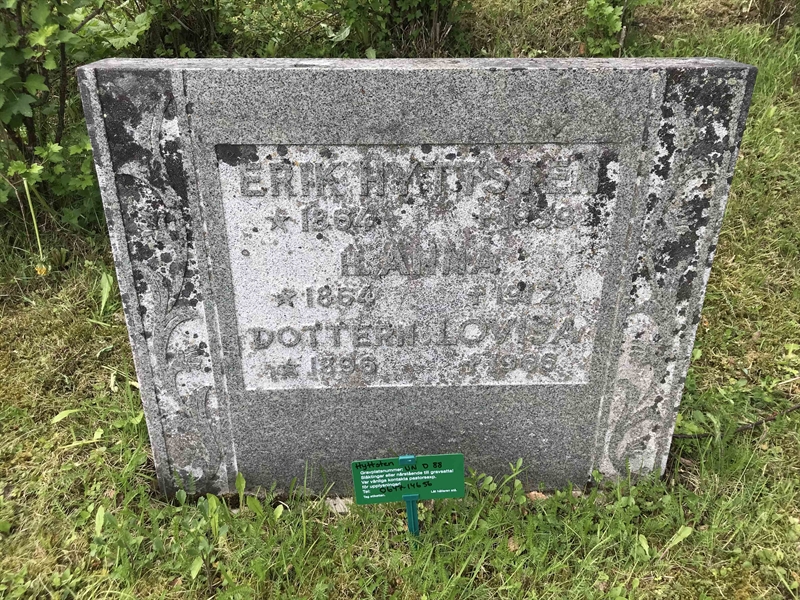 Grave number: UN D    88