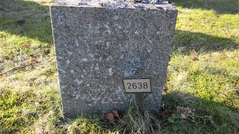 Grave number: KG G  2638