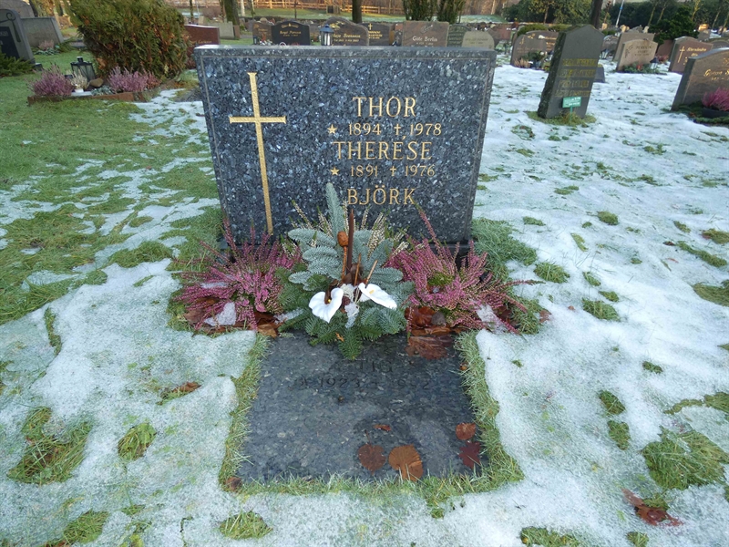 Grave number: SN D   160
