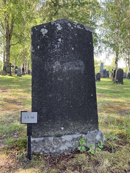 Grave number: 2 D   146