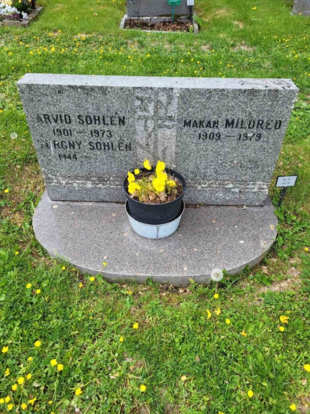 Grave number: kö 01 17    73-74