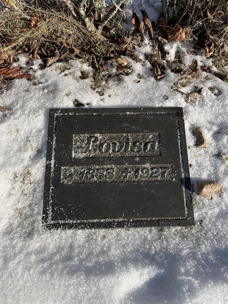 Gravnummer: SJ G    76