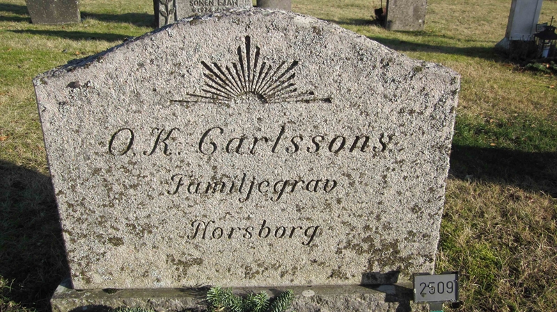 Grave number: KG G  2509, 2510