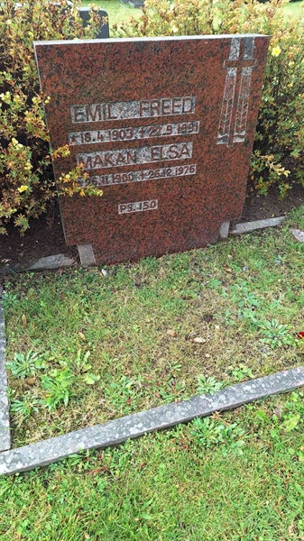 Grave number: VN J    25-26