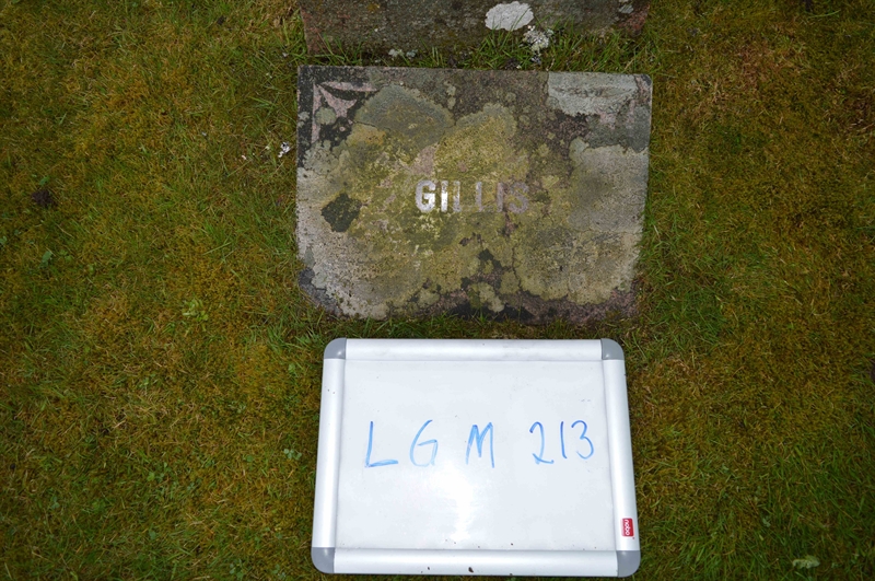 Grave number: LG M   213