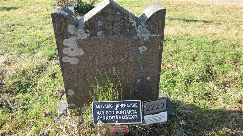 Grave number: KG F  2223
