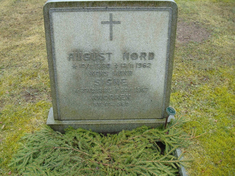 Grave number: BR C    57, 58