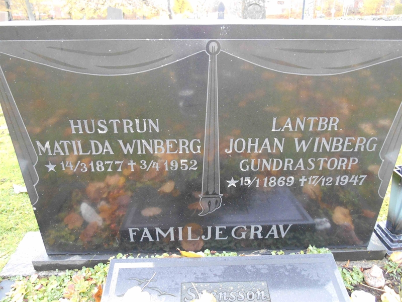 Grave number: Vitt G04   15:A, 15:B, 15:C, 15:D