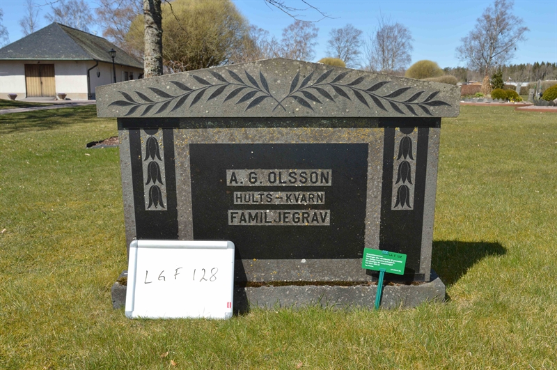 Grave number: LG F   128