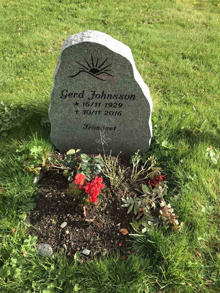 Grave number: ÅR B    37B