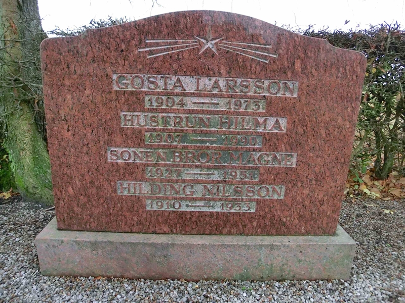 Grave number: ÖT VÄST    147