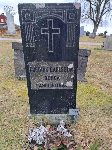 Grave number: KG A   999, 1000