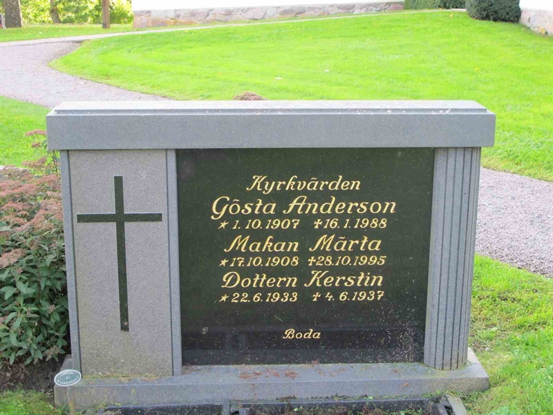 Grave number: TJGL A    52A, 52B