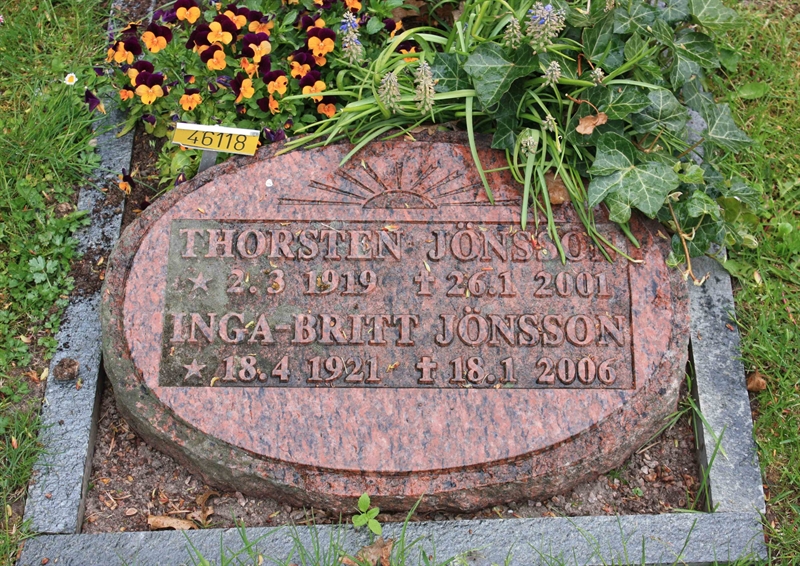 Grave number: Ö 46   118