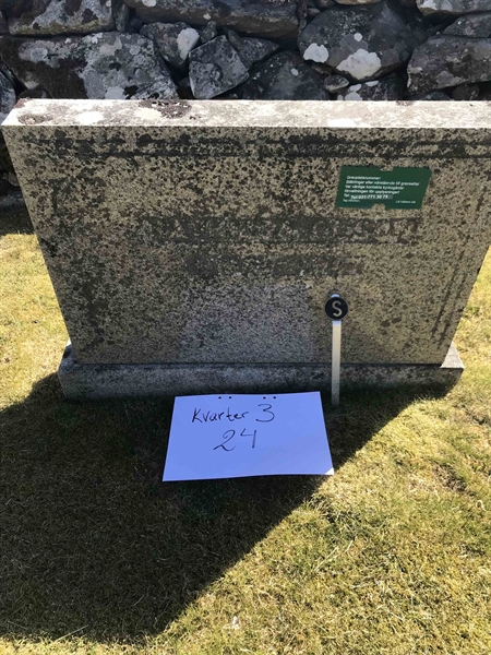 Grave number: N 003  0024