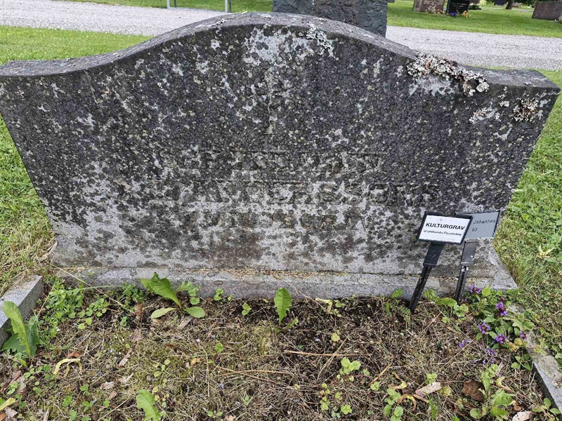 Grave number: GR JO    63