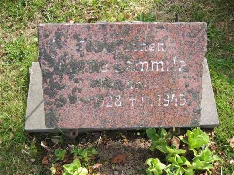 Grave number: 1 GG 01     10