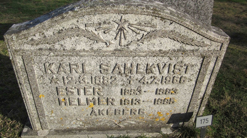 Grave number: KG C   174, 175