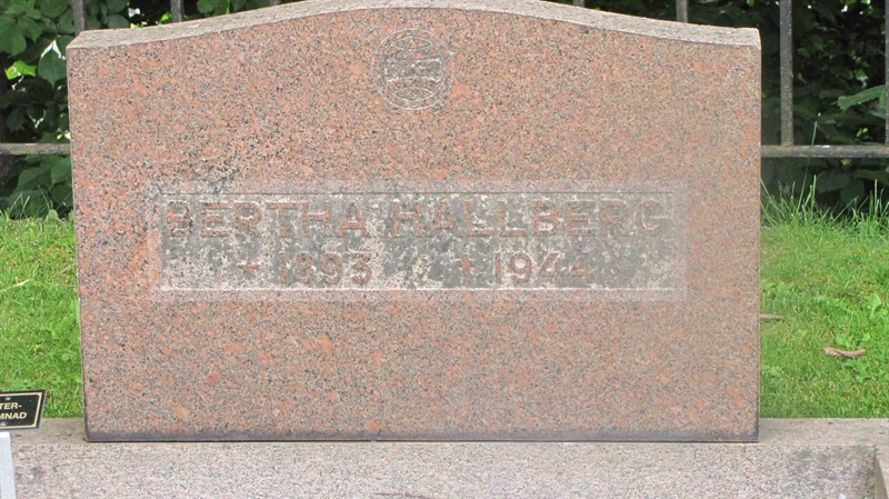 Grave number: FK SYREN   107