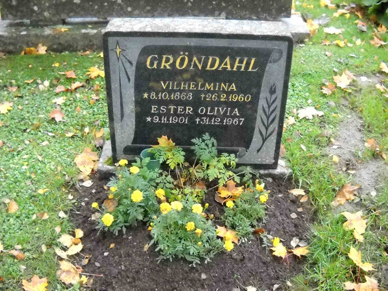 Grave number: 1 GA 02     94-95