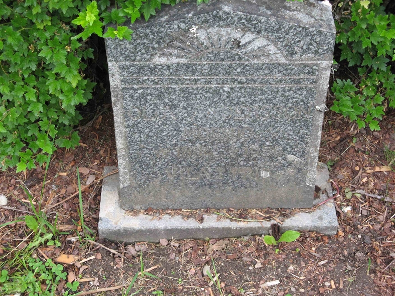 Grave number: A E   76