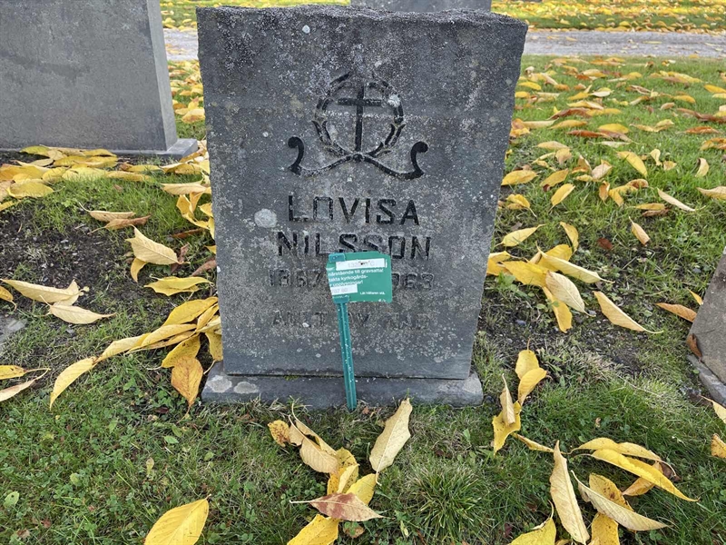 Grave number: 1 C  1325Allm