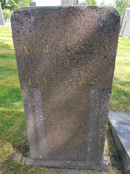 Grave number: kö 01 01    25-29