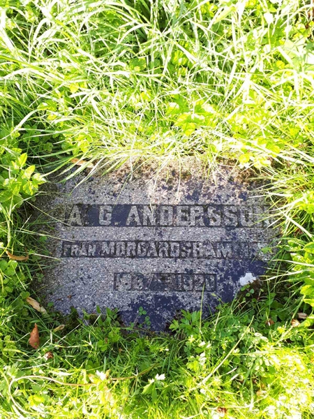 Gravnummer: GK A 4   418V