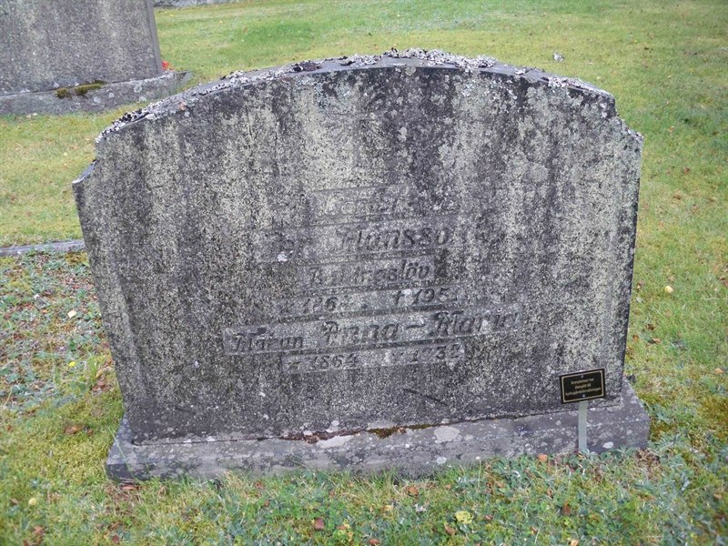 Grave number: SB 16     2