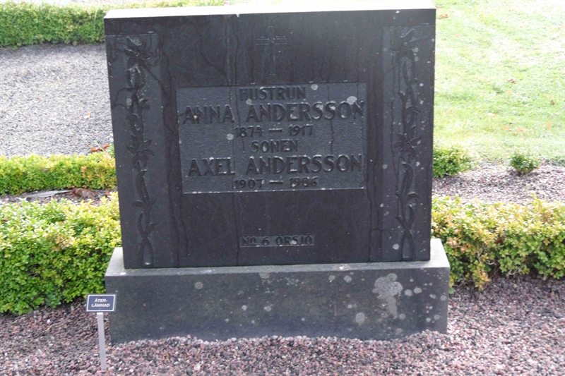 Grave number: ÖK 8    20