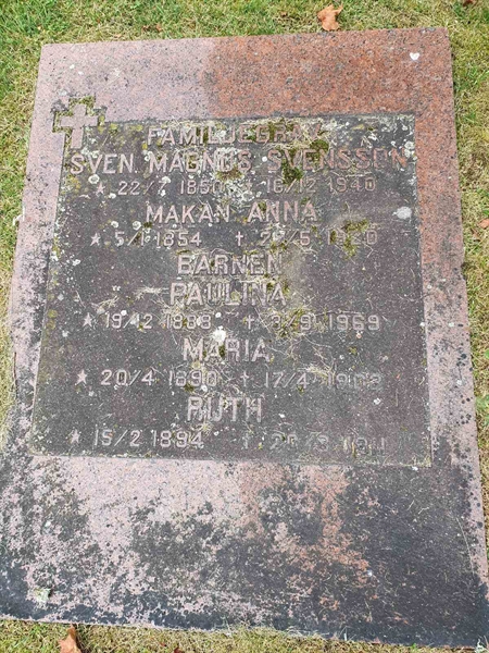 Grave number: TO A1    79-82