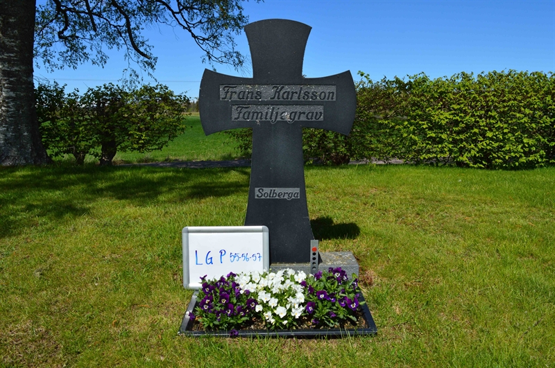 Grave number: LG P    55, 56, 57