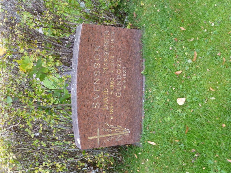 Grave number: ROG B  232, 233, 234