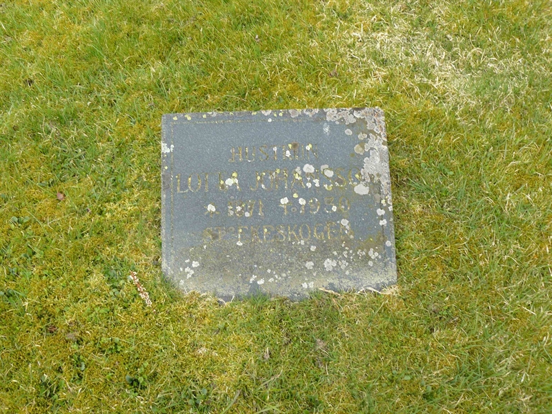 Grave number: La G A    48