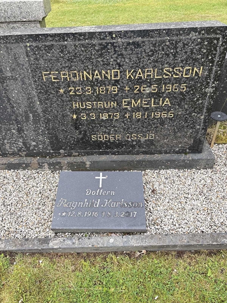 Grave number: SKF D   131, 132