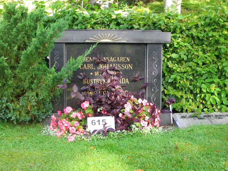 Grave number: FK 06    615