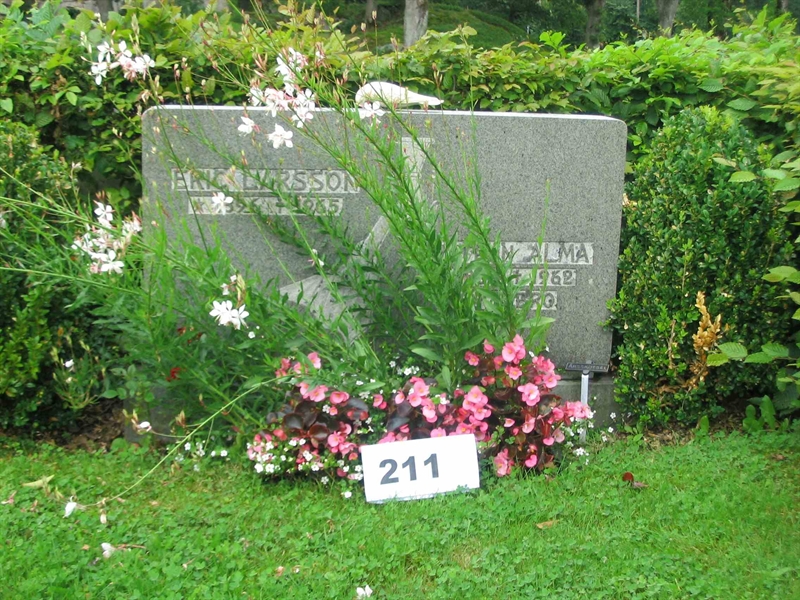 Gravnummer: FK 02    211