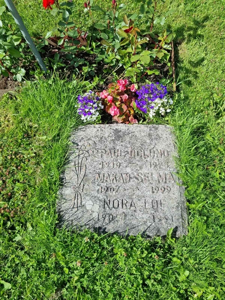 Grave number: 1 01  279