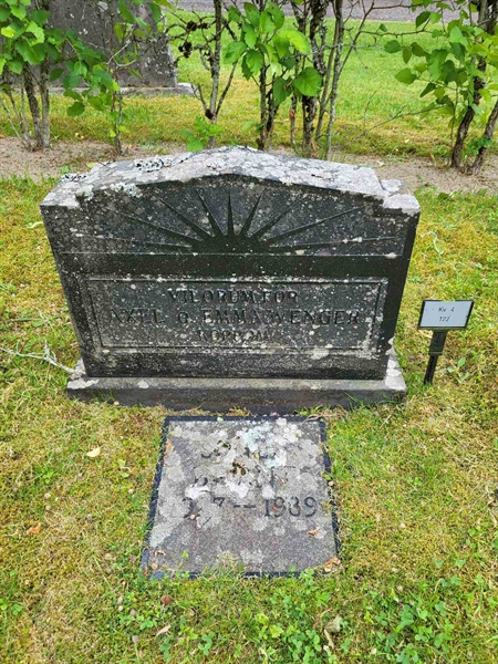 Grave number: Jä 04   122