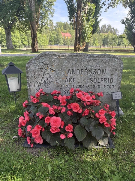 Grave number: H 9   226-227