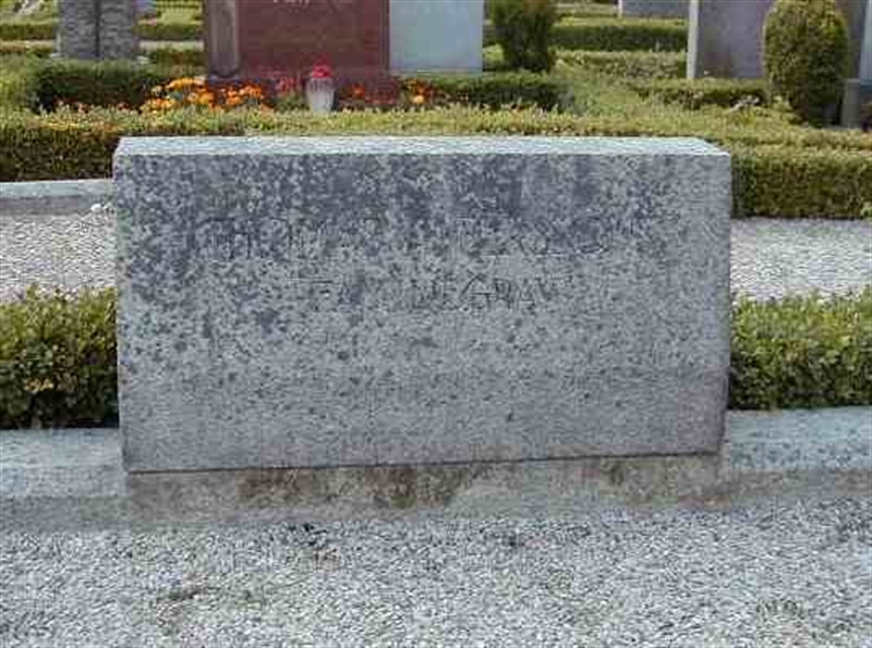 Grave number: BK C   185, 186
