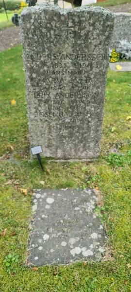 Grave number: M V   80, 81