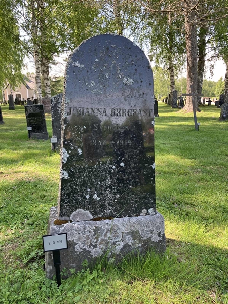 Grave number: 2 D   109