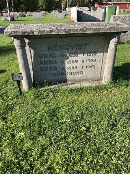 Grave number: 1 NA    60