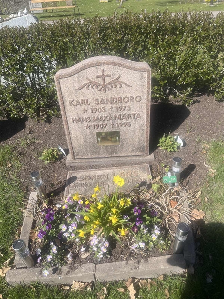 Grave number: 1 3 F1 315