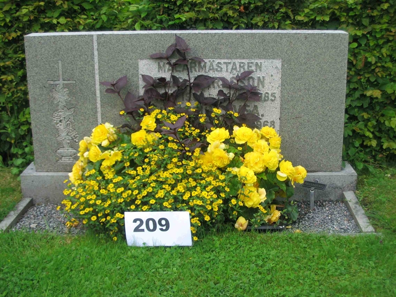 Gravnummer: FK 02    209