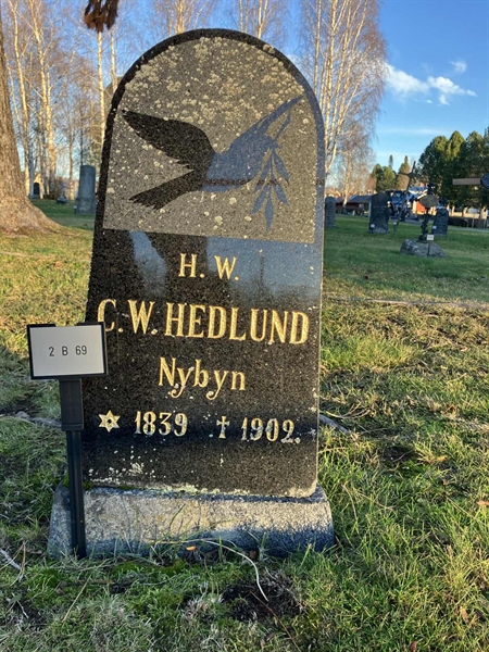 Grave number: 2 B    69