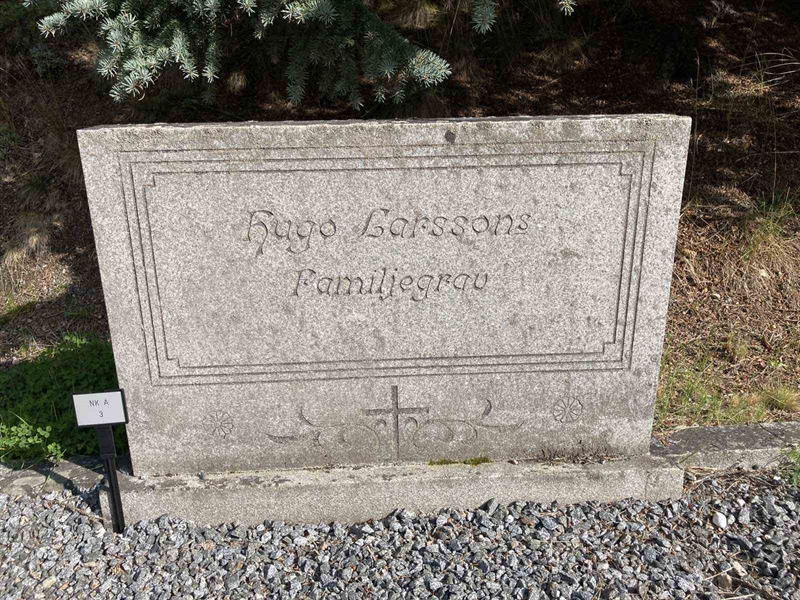 Grave number: NK A 3