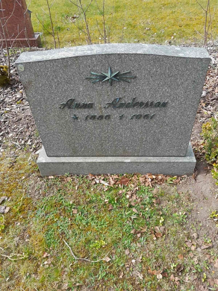 Grave number: 20 B 165